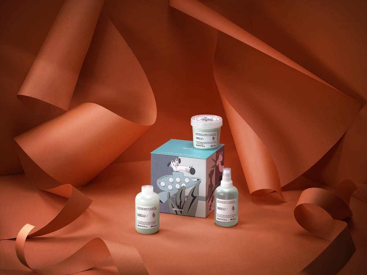 Davines MELU - Under the Sea Sound Seeker Gift Set – Long & Damaged Hair