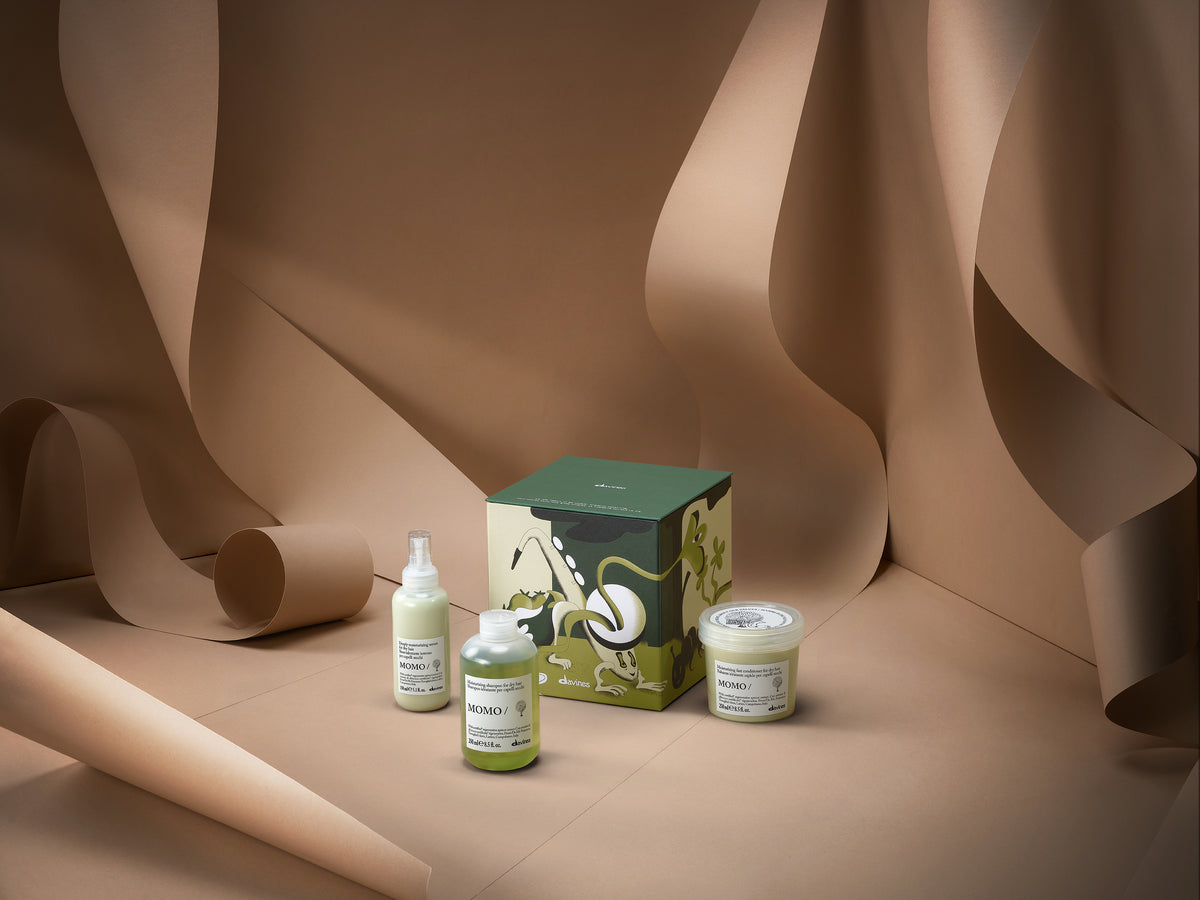 Davines MOMO En Plein Air Concert Gift Set – Hydrating Haircare for Dry Hair